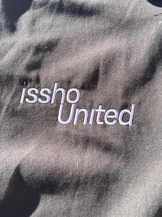 BLK: Upcycled 'issho United' logo shirts