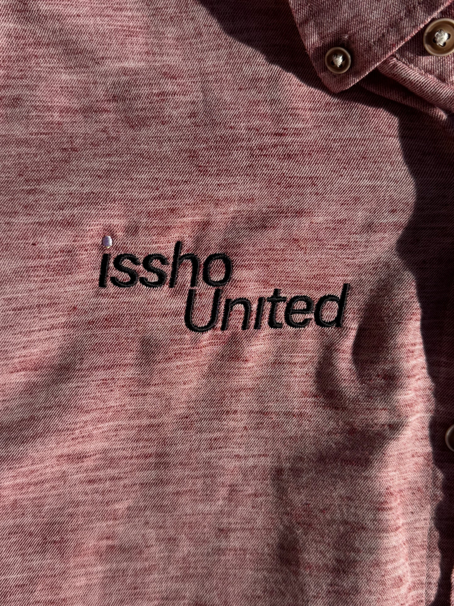 CLASSICRED: Upcycled 'issho United' logo shirts