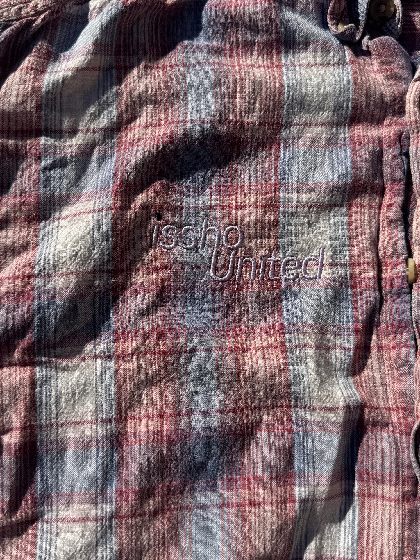 RW&B: Upcycled 'issho United' logo shirts