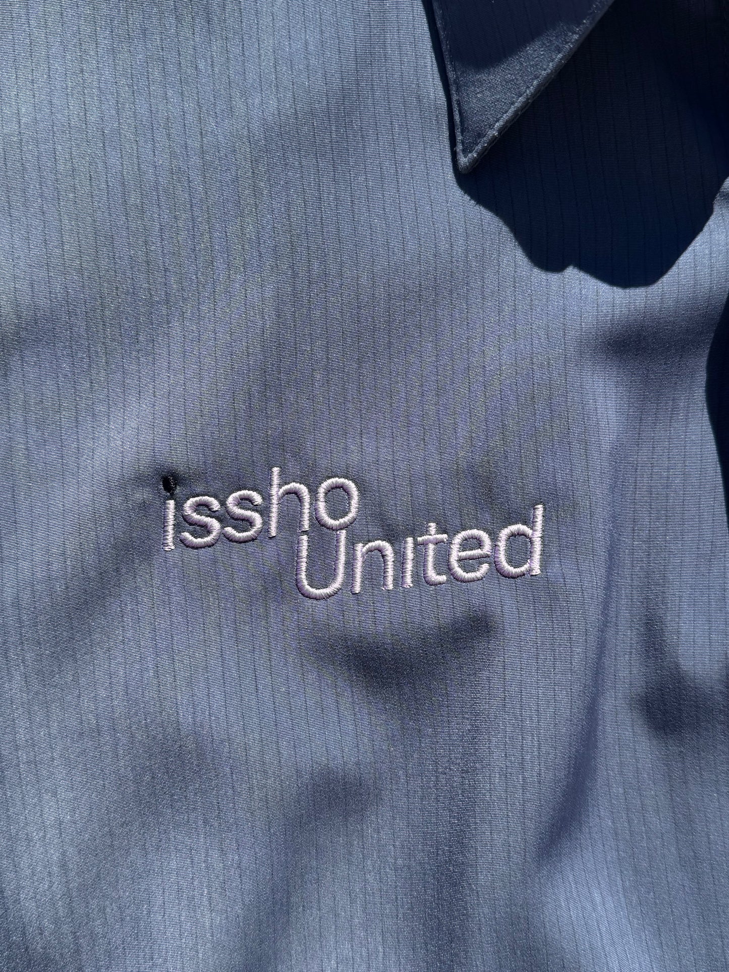 SILKGREY: Upcycled 'issho United' logo shirts