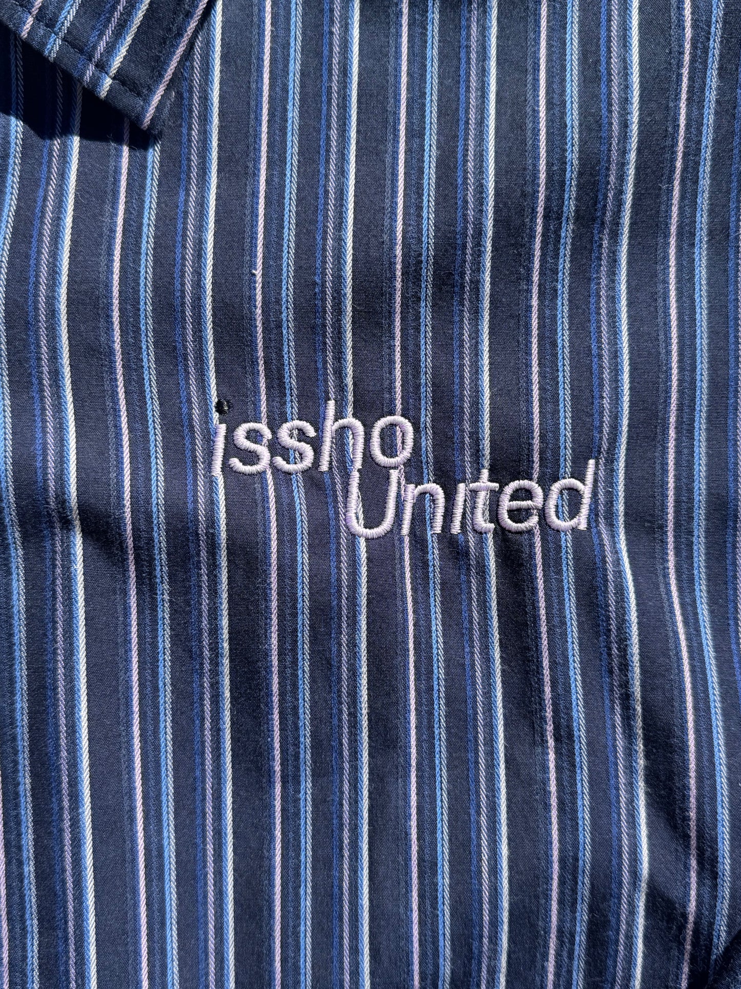 JUMBOSTRIPES: Upcycled 'issho United' logo shirts