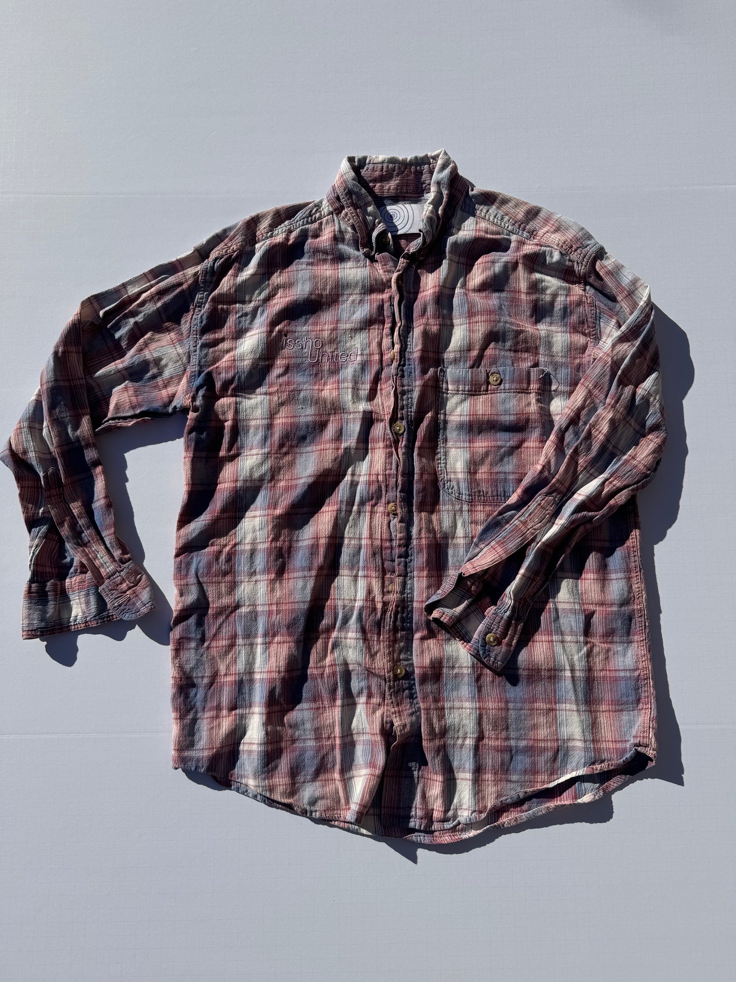 RW&B: Upcycled 'issho United' logo shirts