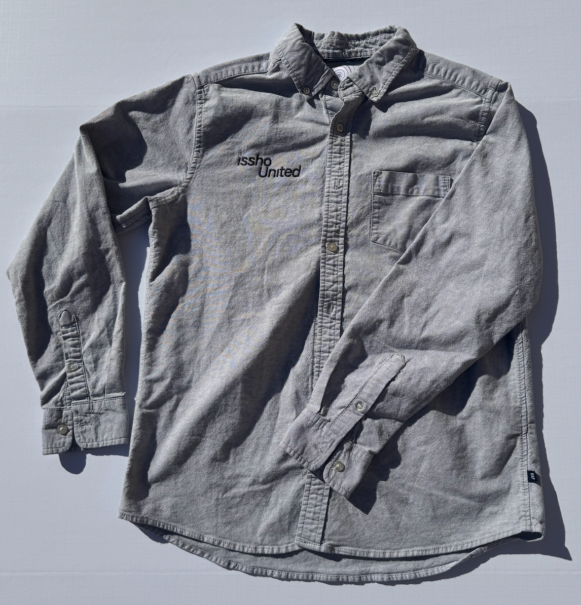 GAP: Upcycled 'issho United' logo shirts