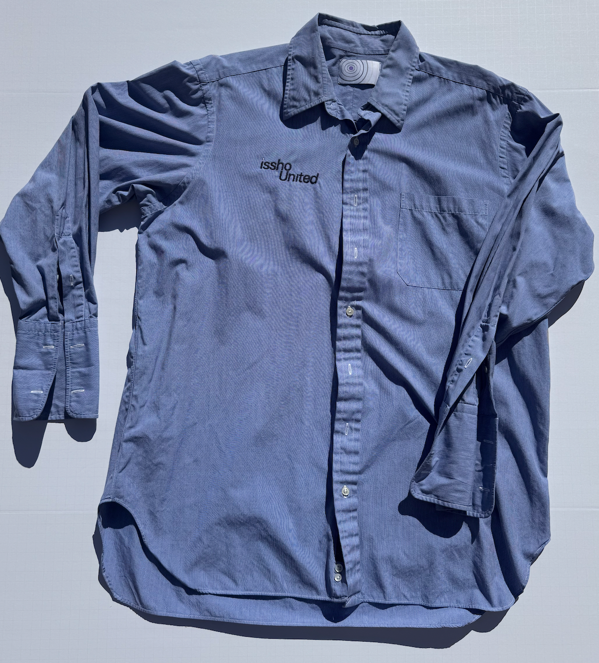 CHEFSBLU: Upcycled 'issho United' logo shirts