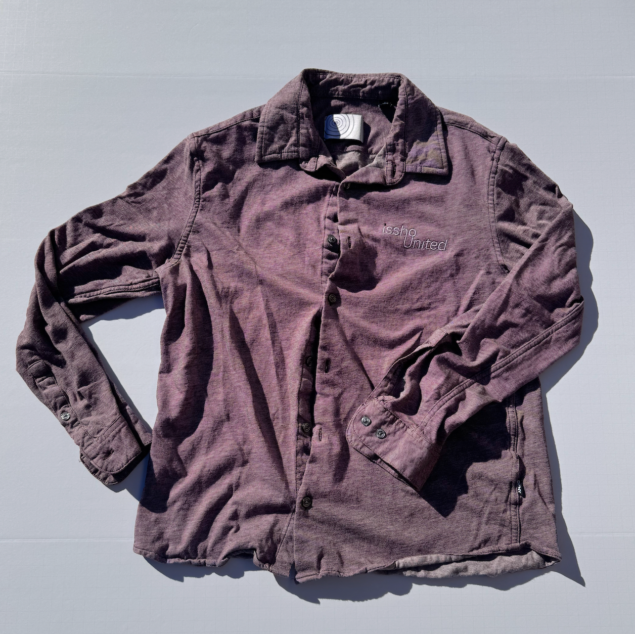 BURG: Upcycled 'issho United' logo shirts
