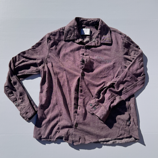 BURG: Upcycled 'issho United' logo shirts